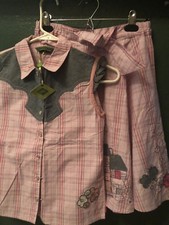 OILILY WESTERN SKIRT & TOP SET