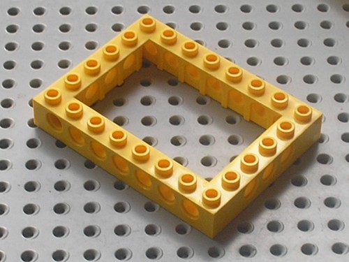 Lego yellow technic brick - lego, ref