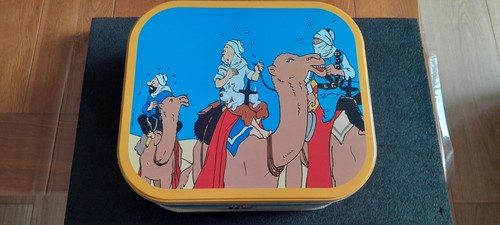 Boite tintin biscuit delacre - biscuit,