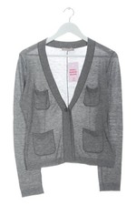 STEFANEL Cardigan Dames Veste T EU 40 gris clair style décontracté