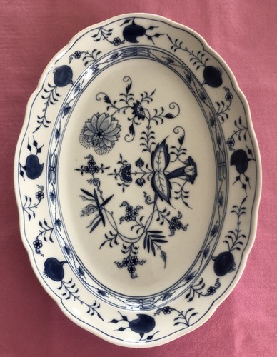 Grand plat ovale meissen - plat, ovale-meissen