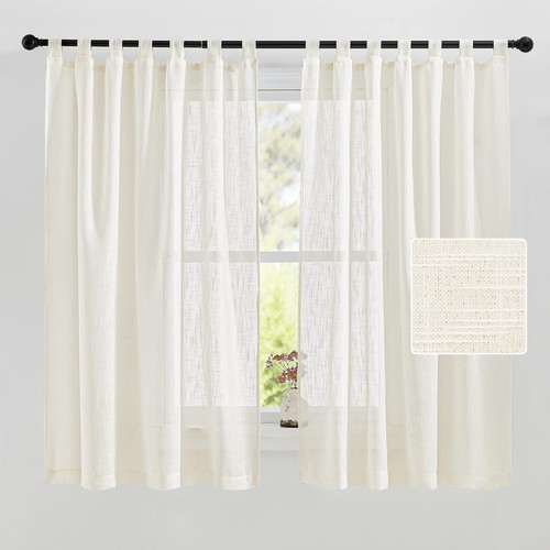 Rideaux voilages beige - rideaux,