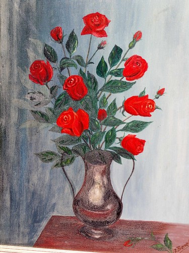 Bouquet roses rouges 1984 - bouquet,