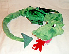 J/ IKEA DOUDOU PELUCHE DRAGON VERT MINNEN DRAKE VERT 135CM...ETAT NEUF
