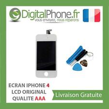 ECRAN COMPLET VITRE+LCD IPHONE 4 BLANC  -TVA RECUPERABLE-