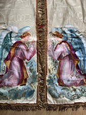 Bannière Soie Peinte Anges en