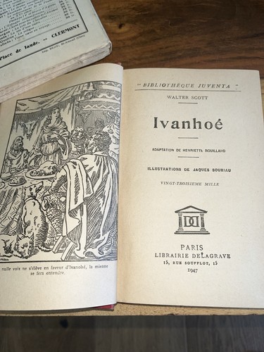 Livre ancien ivanhoé - livre,