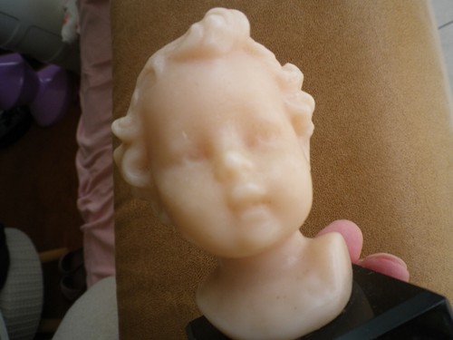 Buste enfant cire ancien - buste,