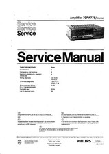 Service Manuel D'Instructions