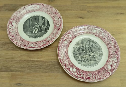 Lot assiettes anciennes gien - anciennes,