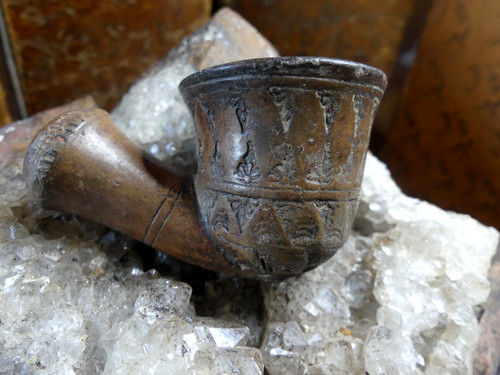 Fourneau pipe terre - pipe,