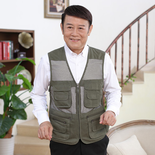 Gilet sans manches homme - gilet, vert