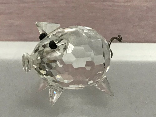 Figurine swarovski cochon - figurine,