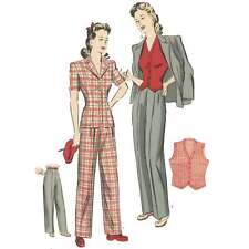 Patron De Couture Années 1940