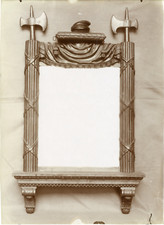 Paris, exposition universelle, cadre en bois sculpté emblème révolutionnaire  Vi