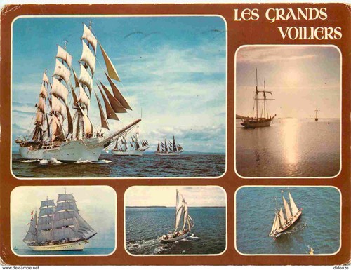 Carte postale bateaux - carte,