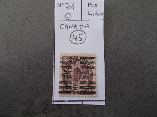 TIMBRE.CANADA.N°71.OBL.CATALO