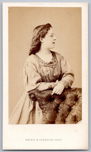 Cdv 1865 actrice - cdv, chanteuse