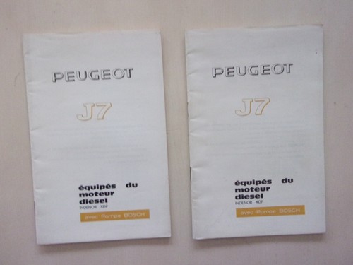 Peugeot équipés moteur - j7,