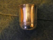 Timbale gobelet en métal argenté ERCUIS -   poinçons -