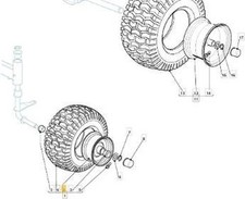 Roues avant tracteurs - roues,