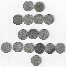 Lot de 16 pièces 10 francs Type Turin argent - 1929 1931 1933 1934 1938