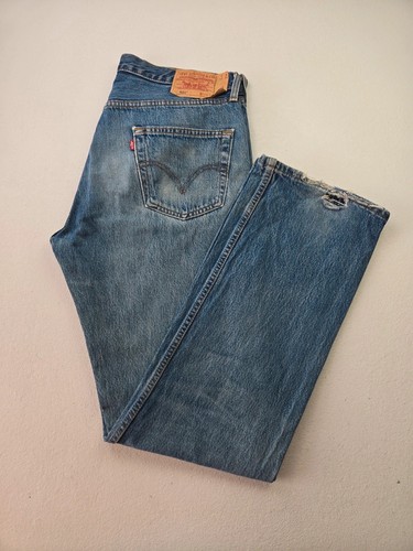Jean levi 501 bleu unisexe - jean,