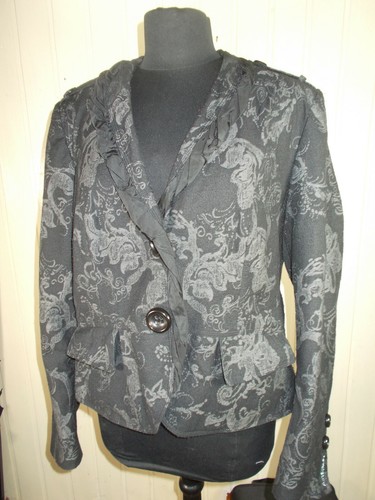 Veste courte blazer noir