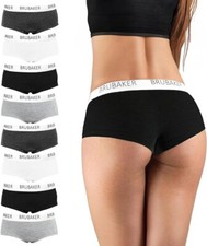 Culotte Femme Coton Lot de 8 Caleçon Boxer Mini Panties Lingerie Sous-Vêtements