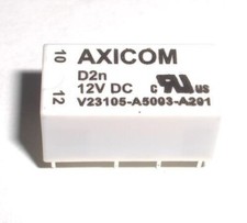 2 x V23105-A5003-A201 - Relais 12Vdc 3A - AXICOM