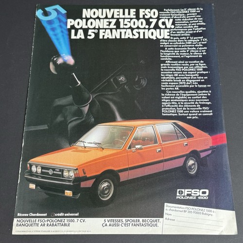 Fso polonez 1p publicité - fso,