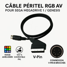 Câble Péritel AV RGB SCART