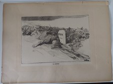 Ancienne gravure signée jean - gravure,