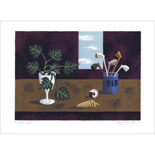 PICART LE DOUX Jean - Lithographie originale "Les pipes" 54x72cm