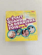 C'était quand la dernière fois … ? Jeu Tactic 2010 Jeux De Société