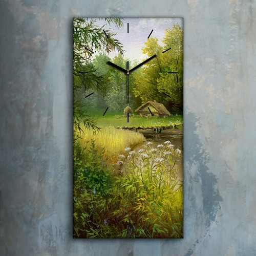 Horloge décorative sur toile