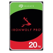 Seagate IronWolf Pro, 20 TB, Enterprise NAS Internal HDD –CMR 3.5 Inch, SATA 6 G