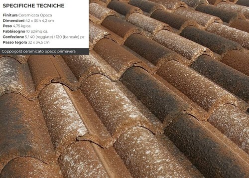 Toit tuiles ciment - ciment, tuile