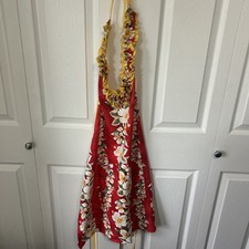 Vtg Aloha Moi Apron  Made in