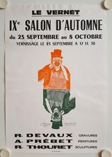 Affiche  R. DEVAUX 1989 IXe