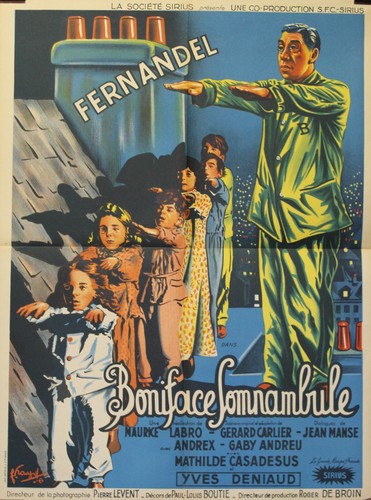 Boniface somnambule affiche - "boniface, somnambule"