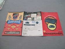 > WONDERMEGA WONDER MEGA SEGA MEGADRIVE ORIGINAL JAPAN HANDBILL FLYER CHIRASHI <