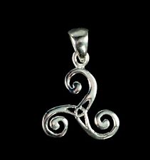 Pendentif Triskell Argent 925 - Tradition  Création artisanale Fait main  #10096