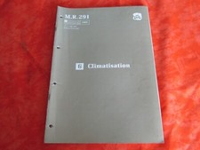 Manuel d'atelier Renault 21 partie 6 du M.R 291 Climatisation 1989
