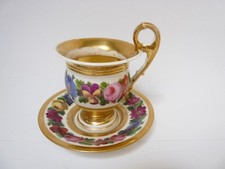 Tasse porcelaine XIXe siècle Style Empire art de la table (19596)