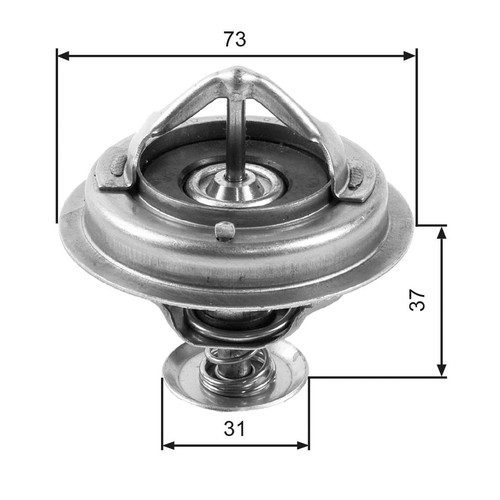Thermostat liquide de - thermostat,,