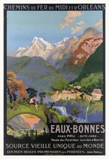 Affiche chemin de fer Midi &