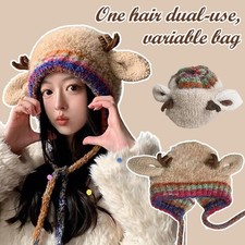 Winter Furry Plush Hat Cute