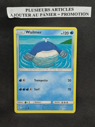 Pokemon wailmer 145 - wailmer, sl2