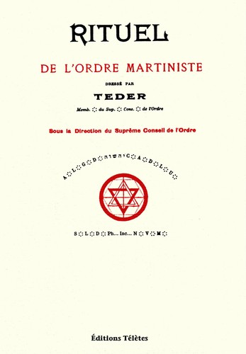 Rituel ordre martiniste - de,